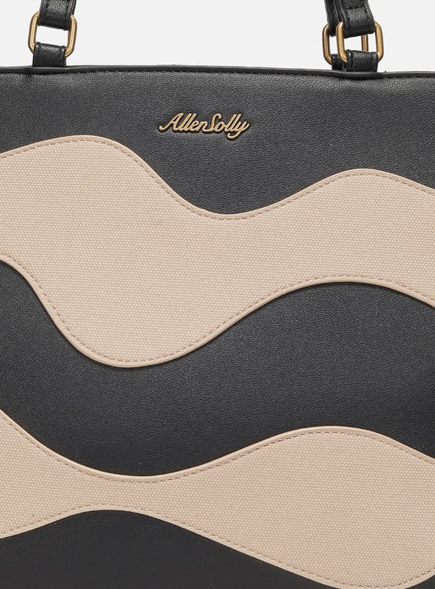 ALLEN SOLLY Textured Shoulder Bag
