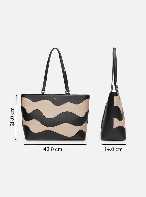 ALLEN SOLLY Textured Shoulder Bag