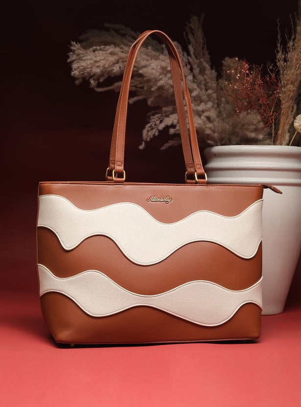 ALLEN SOLLY Colourblock Shoulder Bag