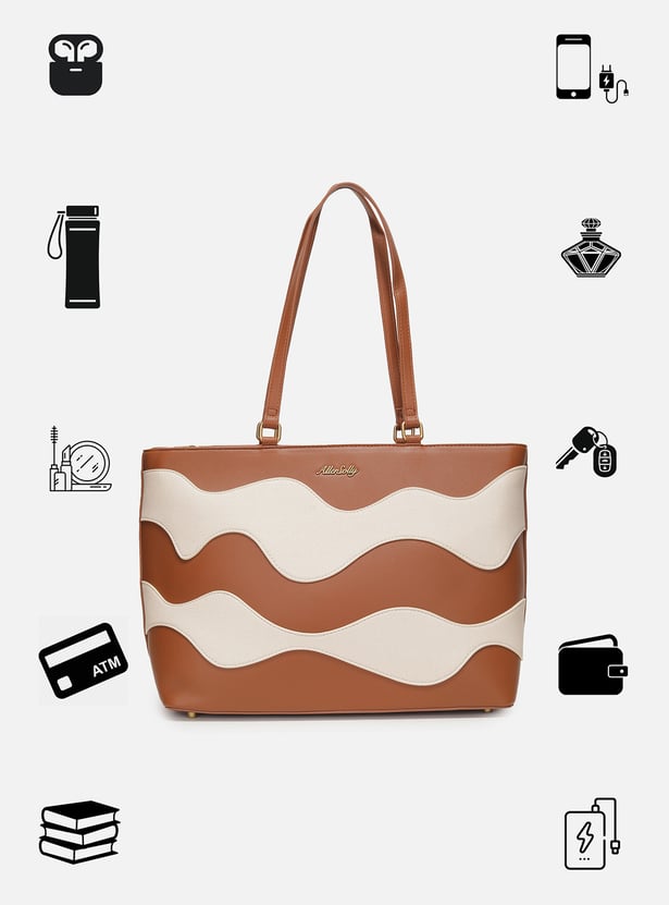 ALLEN SOLLY Colourblock Shoulder Bag