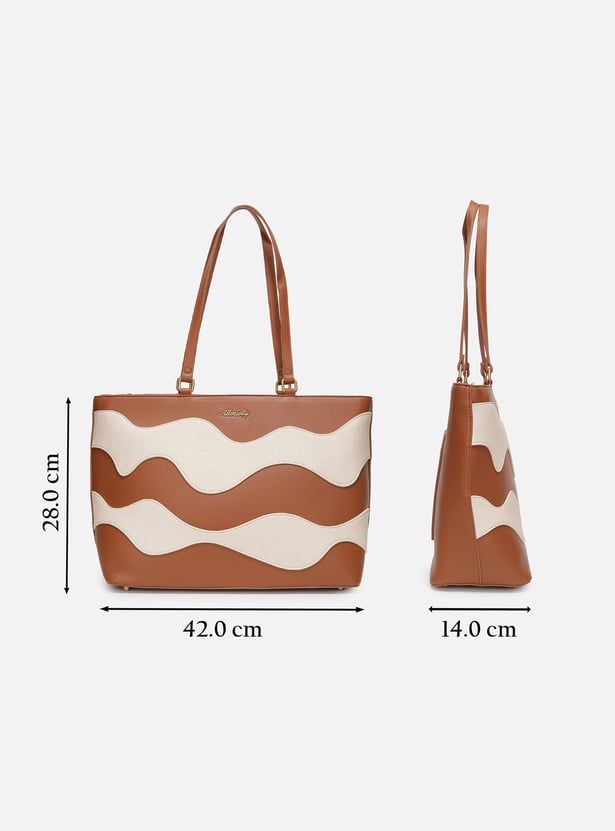 ALLEN SOLLY Colourblock Shoulder Bag