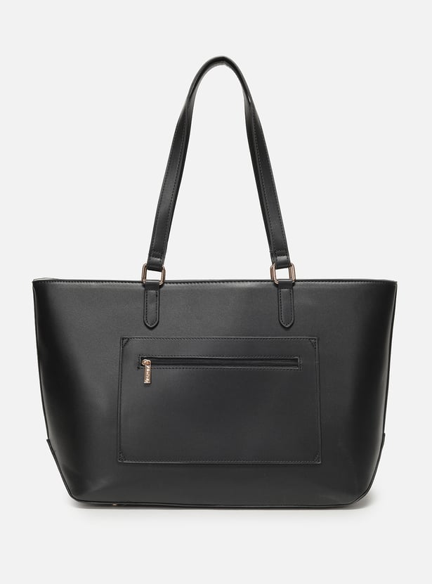ALLEN SOLLY Striped Shoulder Bag