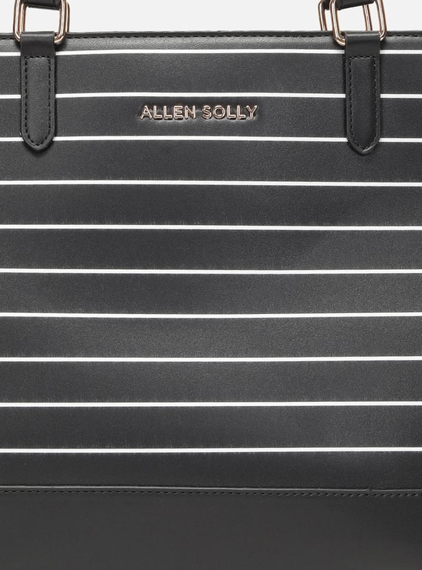 ALLEN SOLLY Striped Shoulder Bag