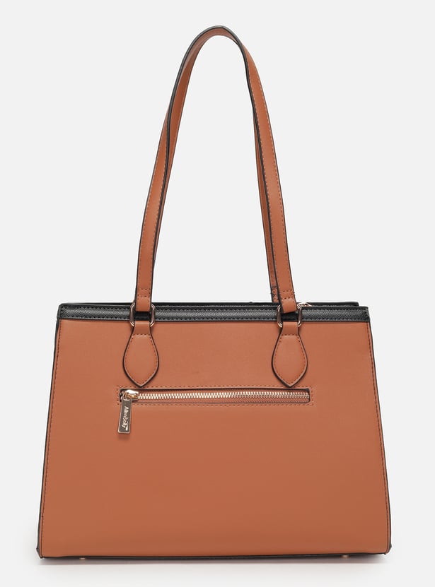 ALLEN SOLLY Solid Shoulder Bag