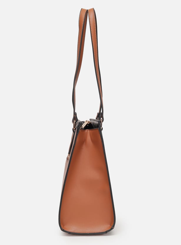 ALLEN SOLLY Solid Shoulder Bag