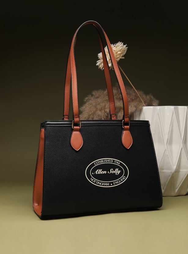 ALLEN SOLLY Solid Shoulder Bag