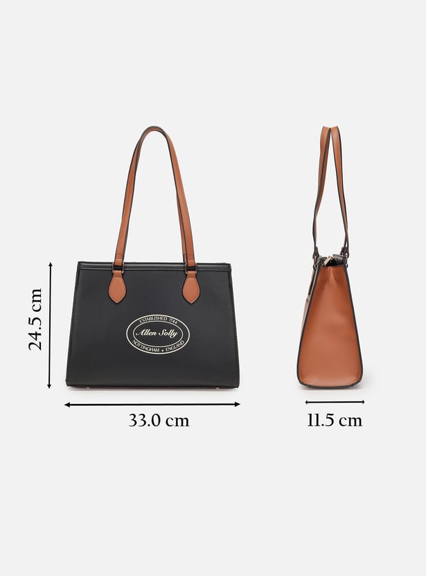 ALLEN SOLLY Solid Shoulder Bag
