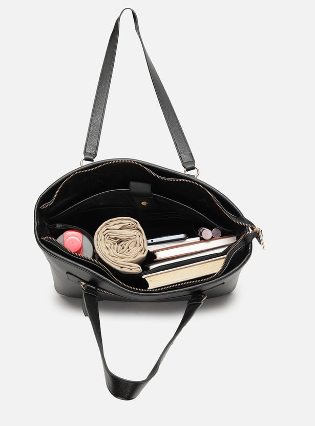 ALLEN SOLLY Solid Shoulder Bag