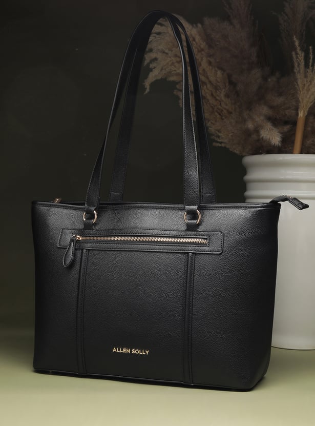 ALLEN SOLLY Solid Shoulder Bag