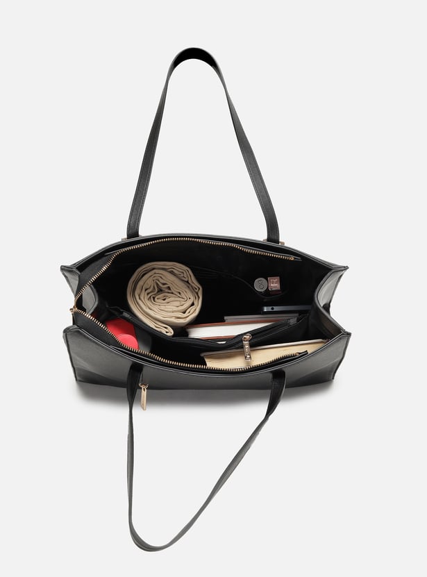 ALLEN SOLLY Solid Shoulder Bag