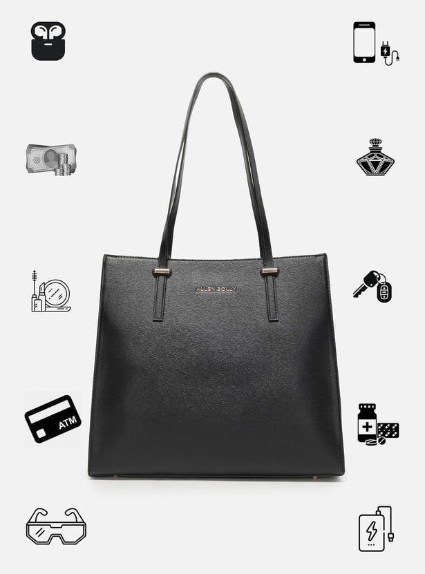 ALLEN SOLLY Solid Shoulder Bag