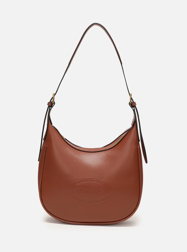 ALLEN SOLLY Embossed Shoulder Bag