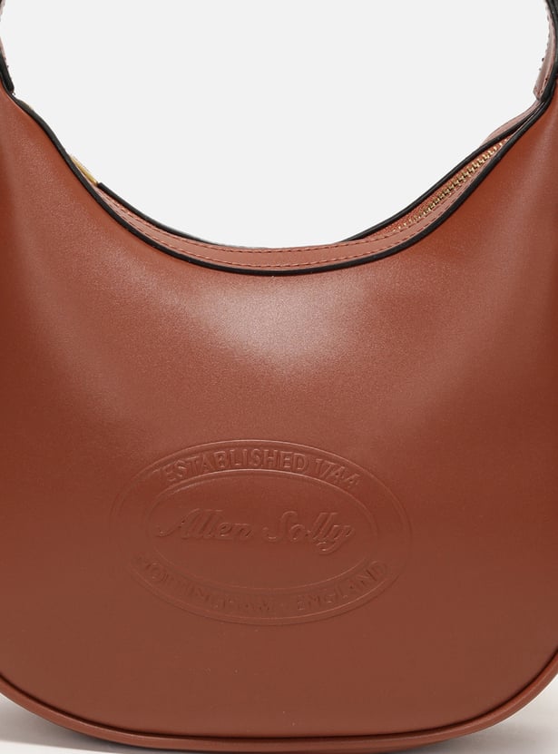 ALLEN SOLLY Embossed Shoulder Bag