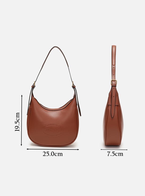ALLEN SOLLY Embossed Shoulder Bag