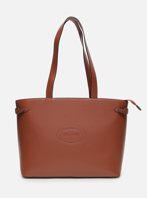 ALLEN SOLLY Solid Laptop Bag