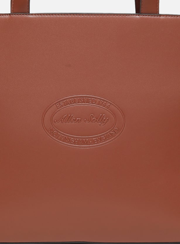 ALLEN SOLLY Solid Laptop Bag