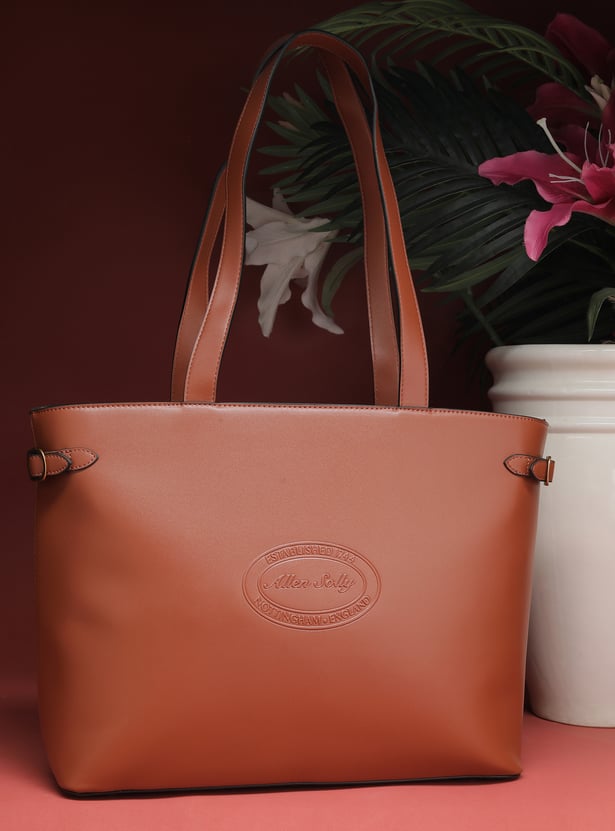 ALLEN SOLLY Solid Laptop Bag