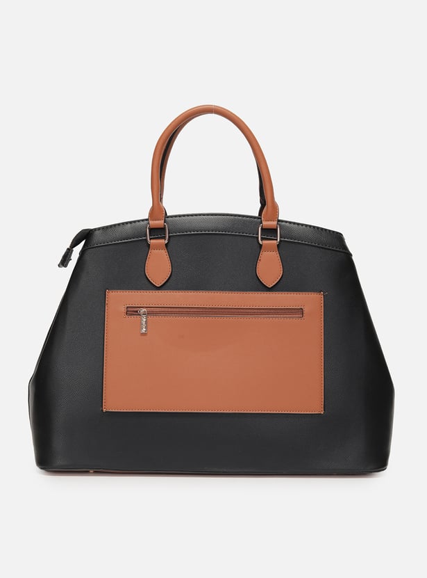 ALLEN SOLLY Solid Laptop Bag