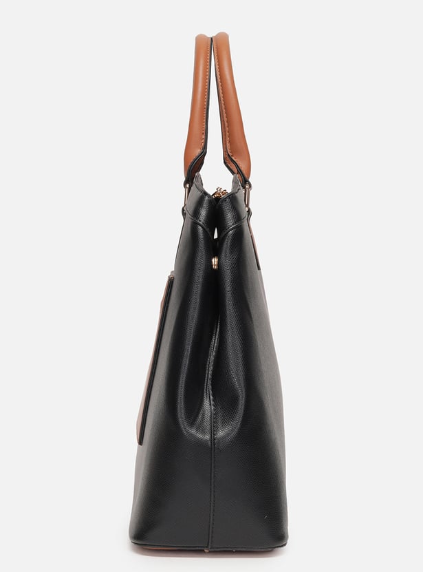 ALLEN SOLLY Solid Laptop Bag