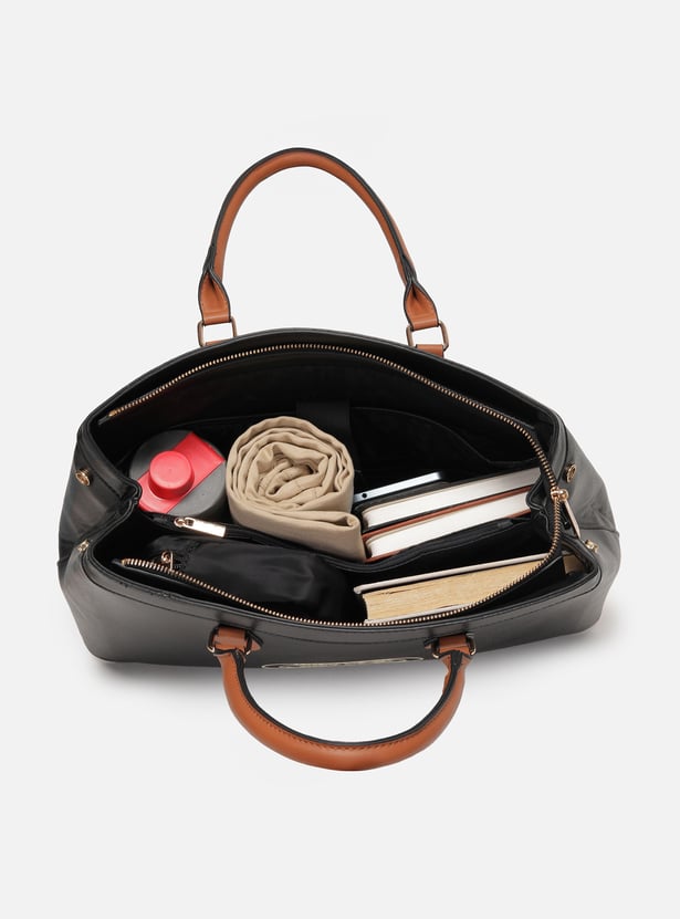 ALLEN SOLLY Solid Laptop Bag