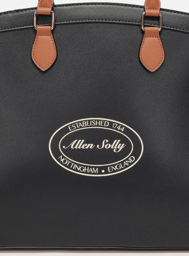 ALLEN SOLLY Solid Laptop Bag