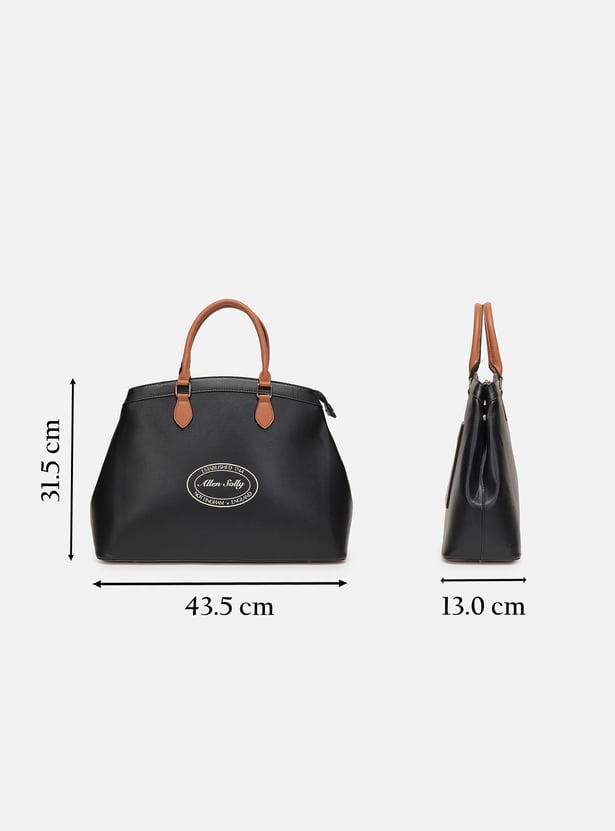 ALLEN SOLLY Solid Laptop Bag