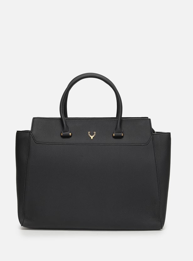 ALLEN SOLLY Solid Laptop Bag