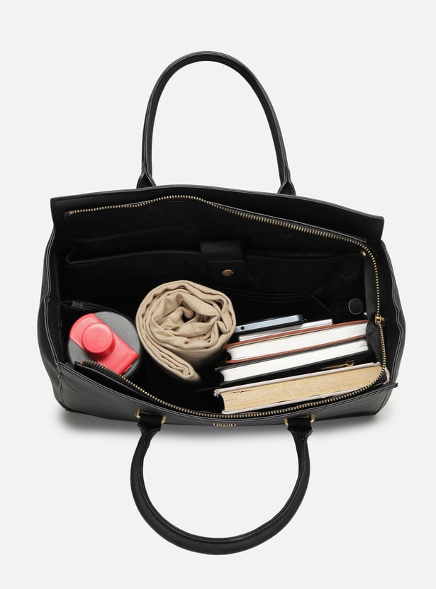 ALLEN SOLLY Solid Laptop Bag