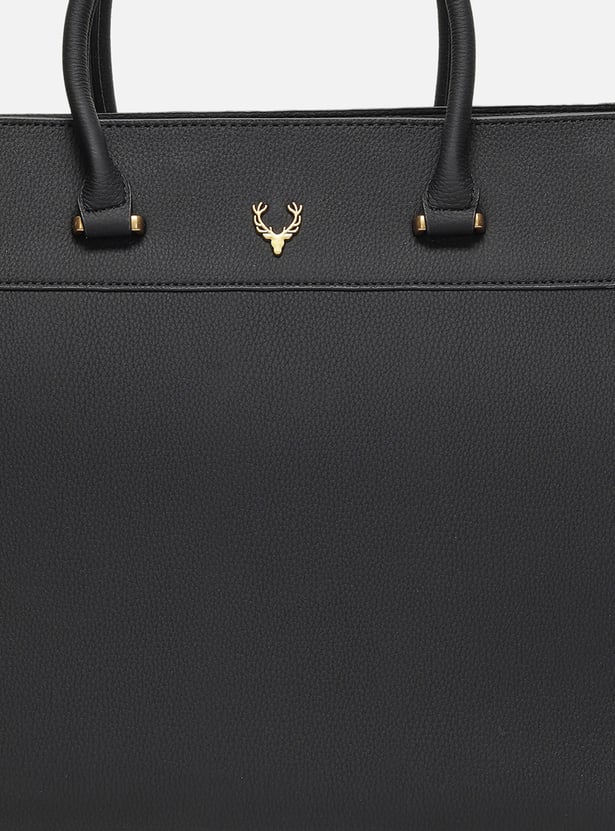 ALLEN SOLLY Solid Laptop Bag