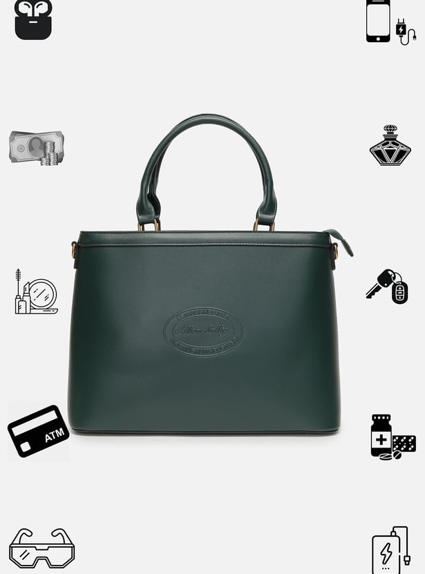 ALLEN SOLLY Solid Laptop Bag