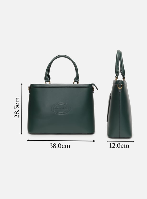 ALLEN SOLLY Solid Laptop Bag