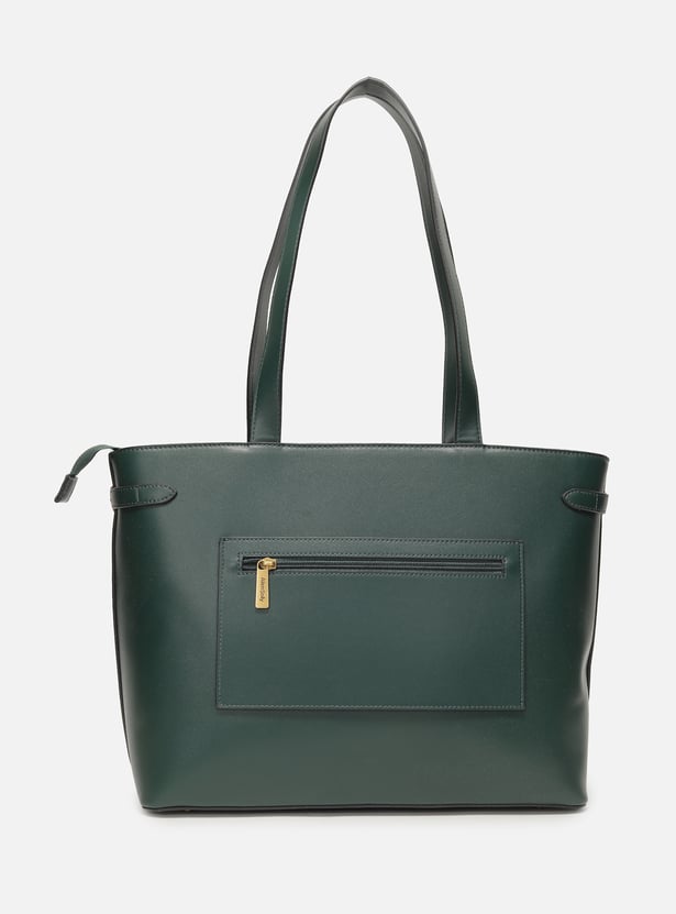 ALLEN SOLLY Solid Laptop Bag