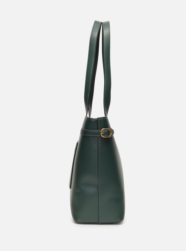 ALLEN SOLLY Solid Laptop Bag