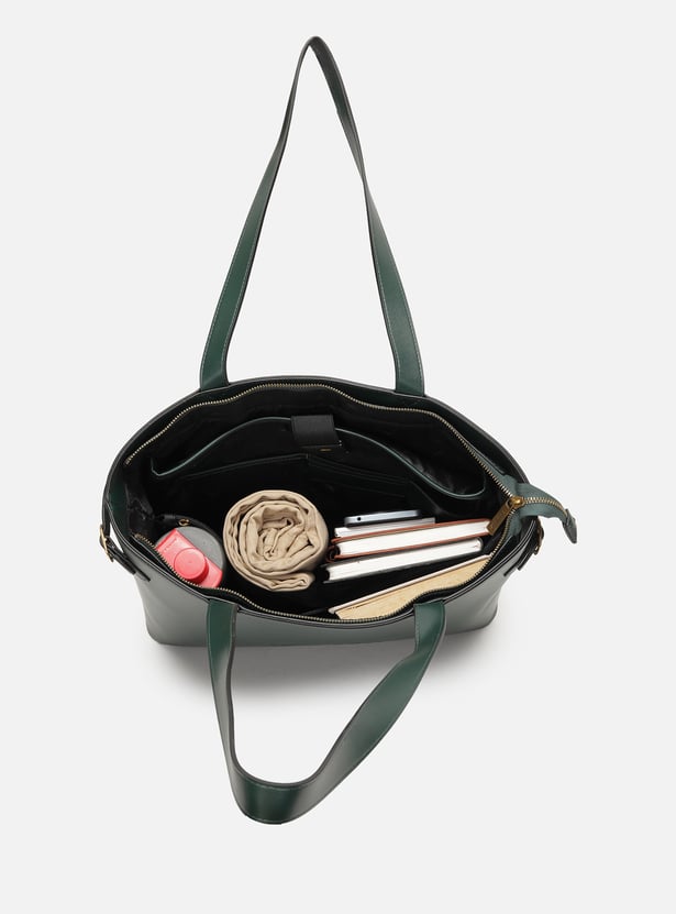 ALLEN SOLLY Solid Laptop Bag