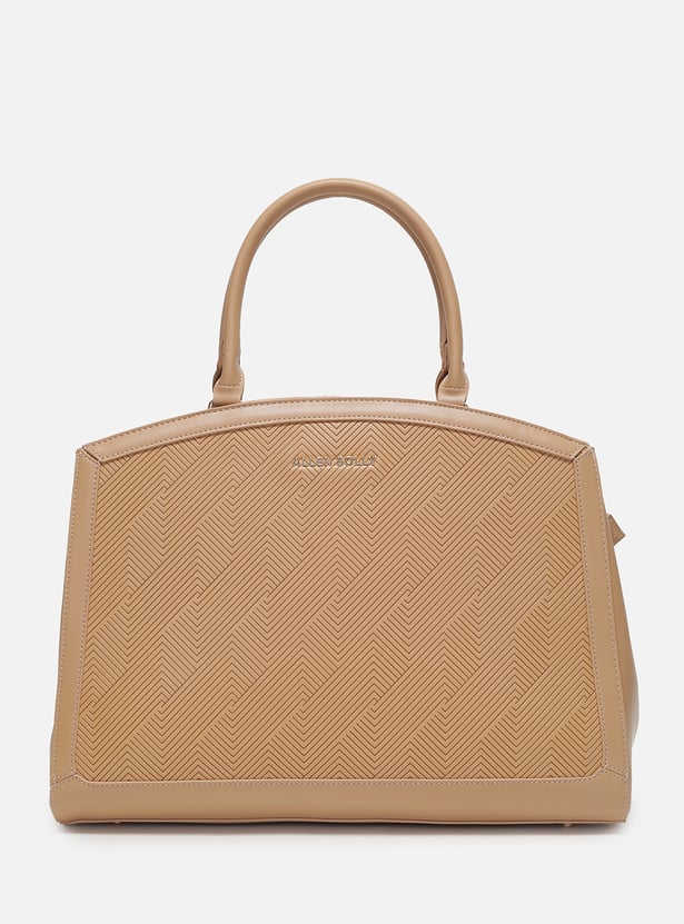 ALLEN SOLLY Solid Laptop Bag