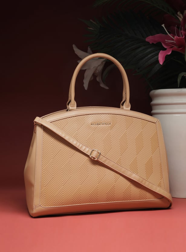 ALLEN SOLLY Solid Laptop Bag