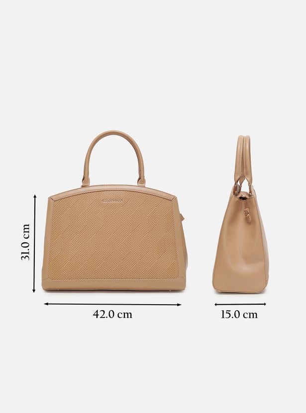 ALLEN SOLLY Solid Laptop Bag