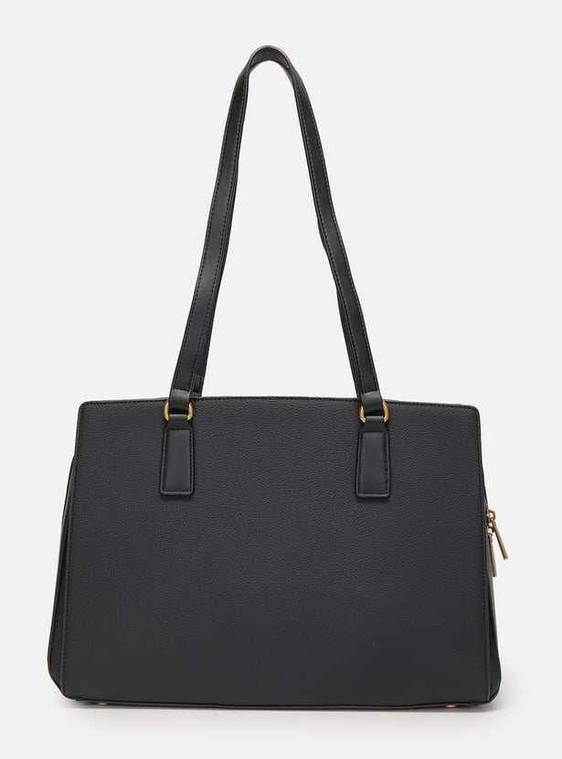 ALLEN SOLLY Solid Laptop Bag