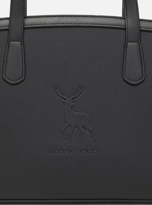 ALLEN SOLLY Solid Laptop Bag