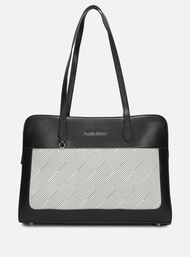 ALLEN SOLLY Patterned Laptop Bag