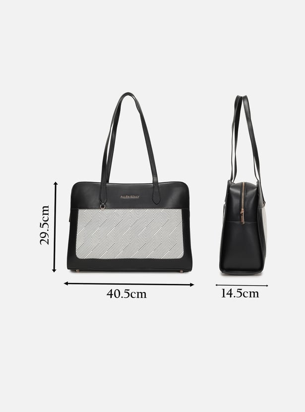 ALLEN SOLLY Patterned Laptop Bag