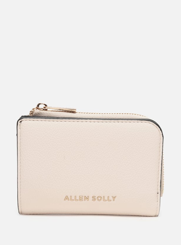 ALLEN SOLLY Solid Wristlet Wallet