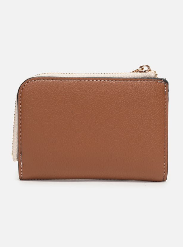 ALLEN SOLLY Solid Wristlet Wallet