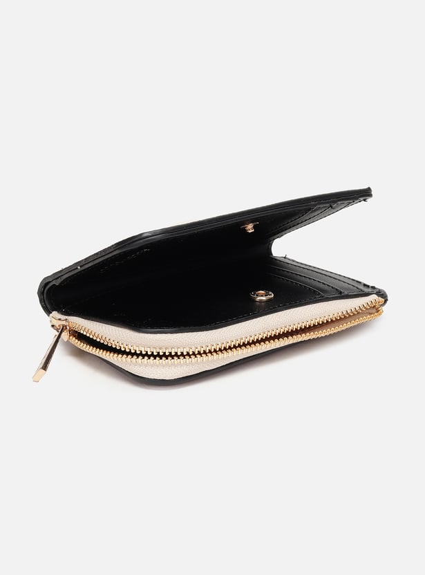 ALLEN SOLLY Solid Wristlet Wallet