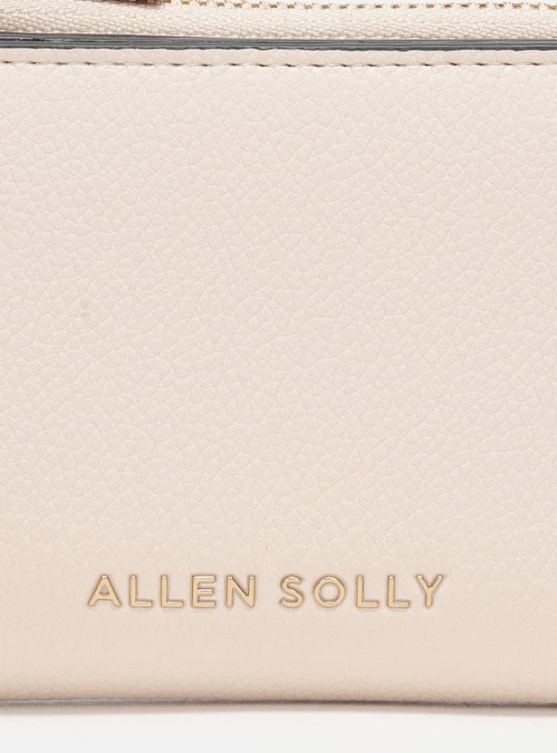 ALLEN SOLLY Solid Wristlet Wallet