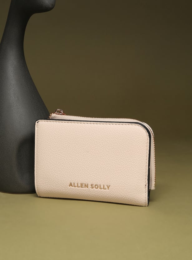 ALLEN SOLLY Solid Wristlet Wallet