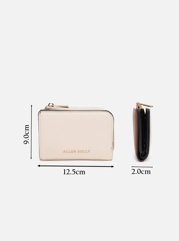 ALLEN SOLLY Solid Wristlet Wallet