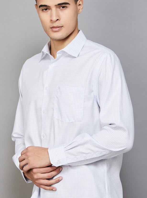 ARROW Checked Regular Fit Formal Shirt