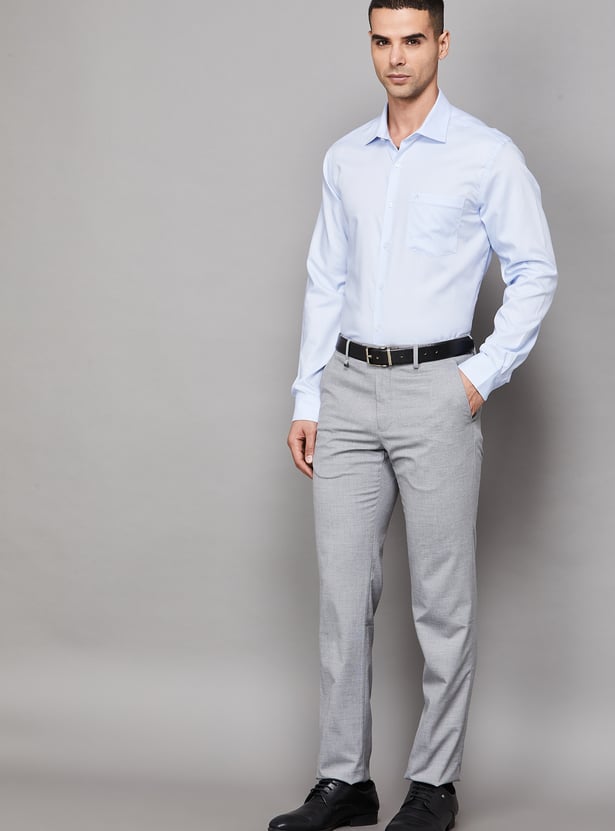 ARROW Solid Regular Fit Formal Shirt