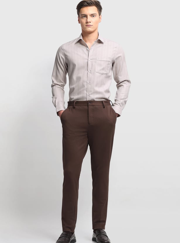 ARROW Striped Manhattan Formal Shirt (Slim)